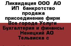 Ликвидация ООО, АО, ИП, банкротство, продажа, присоединение фирм - Все города Услуги » Бухгалтерия и финансы   . Ненецкий АО,Тельвиска с.